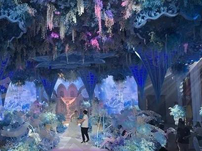 Stage lighting to create a world of ice and snow – Shangri-La Hotel, Beijing
