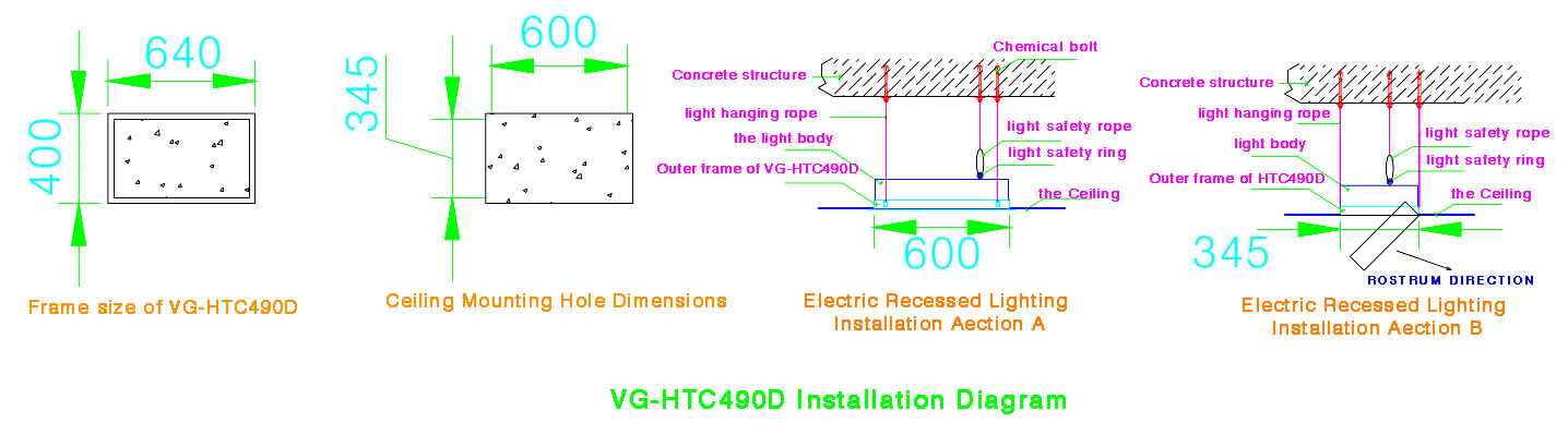 VG-HTC490D Installation Diagram