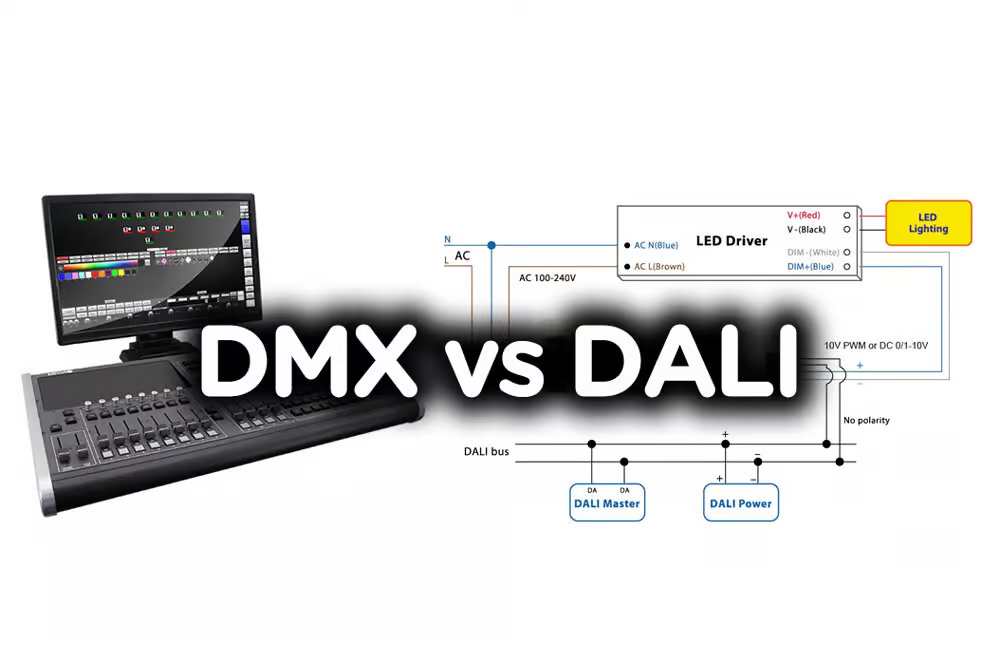 DMX vs. DALI Lighting Control: Which One to Choose?