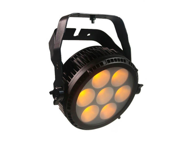 7pcs 25W RGBWA 5in1 LED Waterproof Light Walker