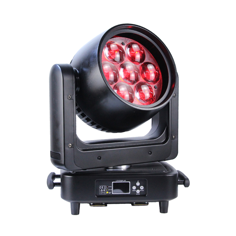7pcs 60W 4IN1 LED Moving Head Beam Wash Zoom Light