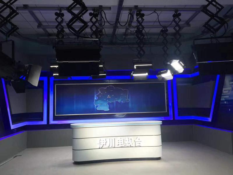 Yichuan TV station small studio lighting system renderings