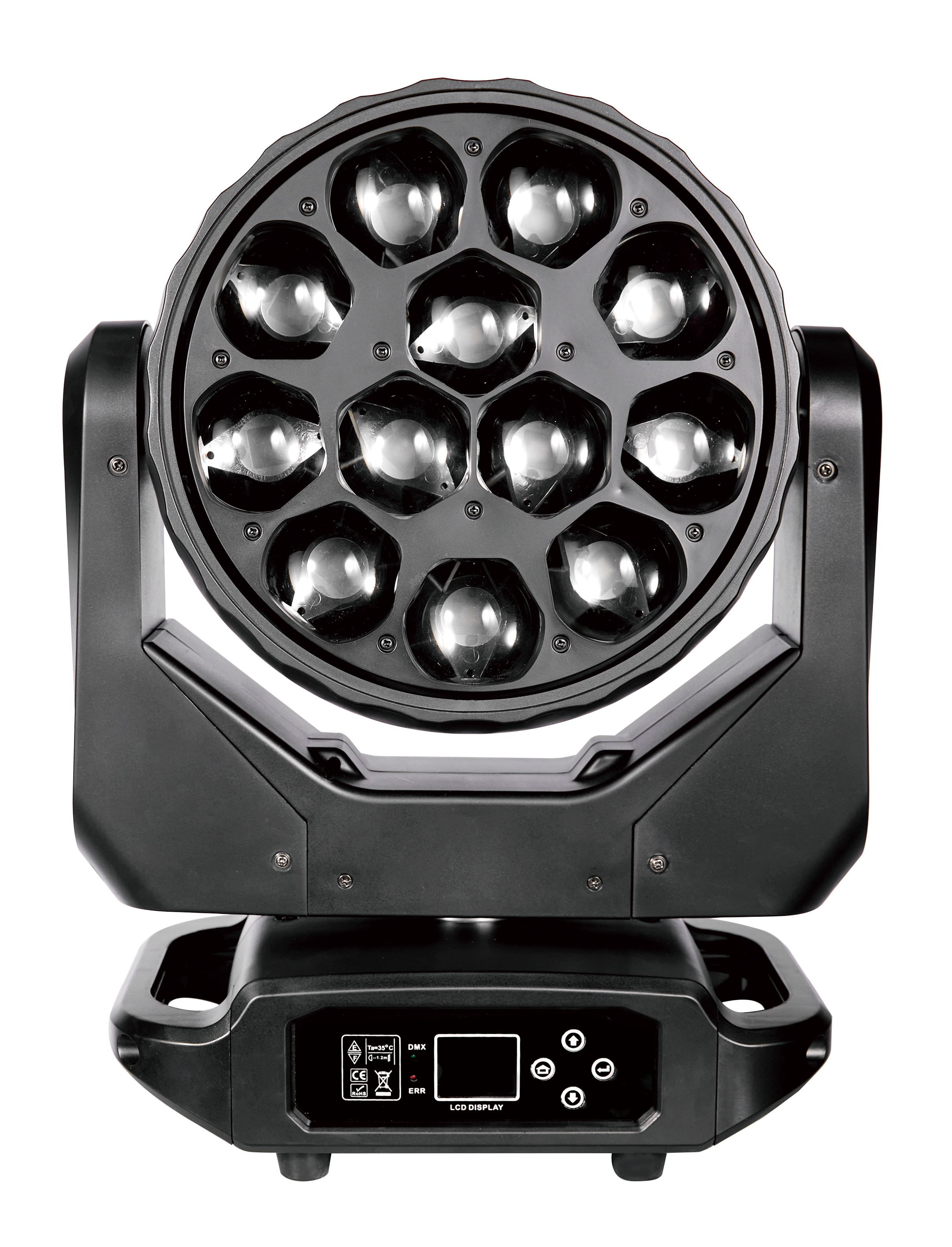 12*40W Stage Bee Eyes moving Head Light Let the Magic of Music and Light Shake Your Soul!