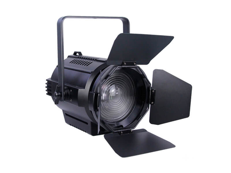 Projecteur Fresnel LED 200W RGBW 4-en-1 Avec Zoom - Spot Théâtre DMX