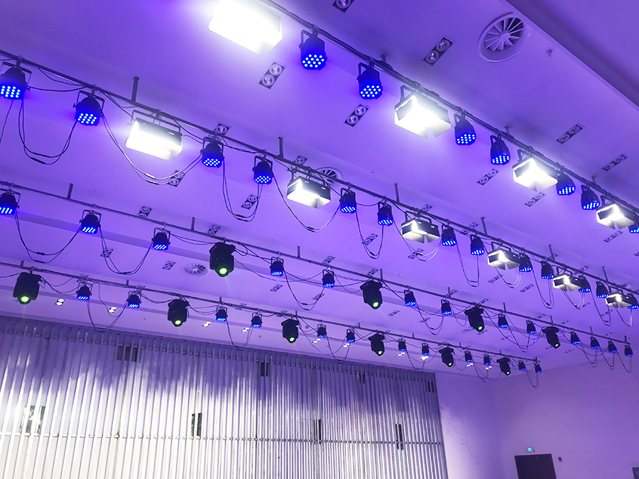 Remote control of LED lamps plays an important role in stage lighting effects