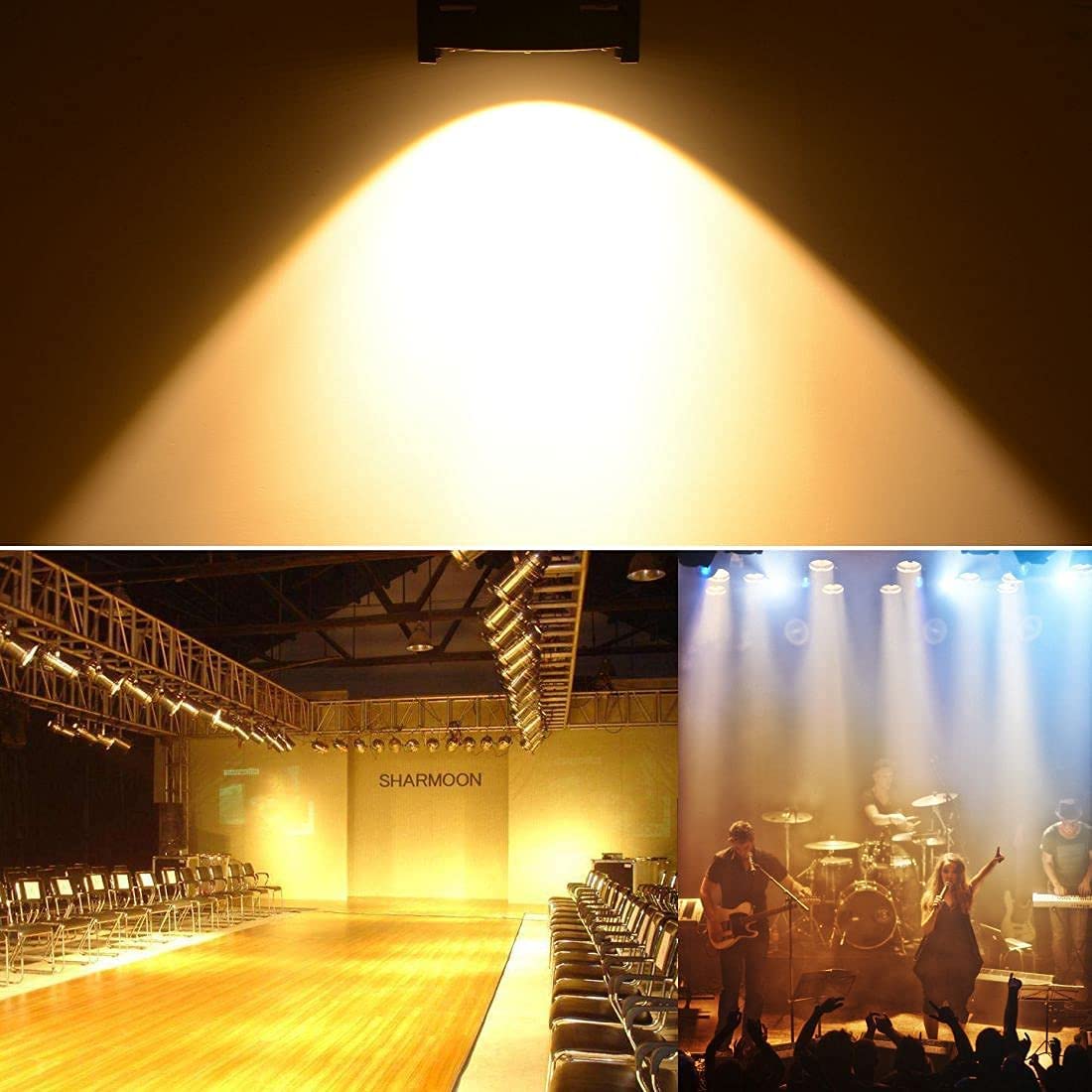 Design and realization of stage lighting virtual effect