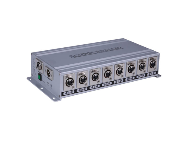 8 Ways 1 DMX Out DMX 512 Splitter