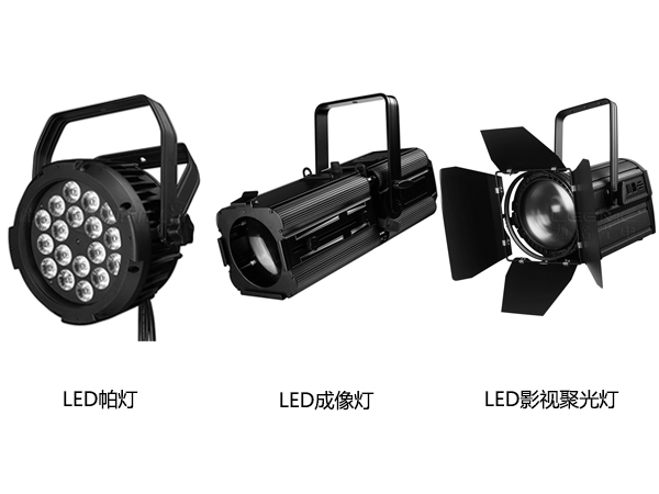 LED fresnel spotlight