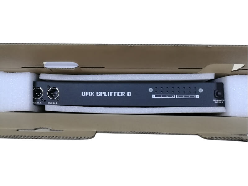 8 Ways 1 DMX Out DMX 512 Splitter - Buy dmx 512 splitter, 5 pin dmx splitter  Product on VanGaa Lighting