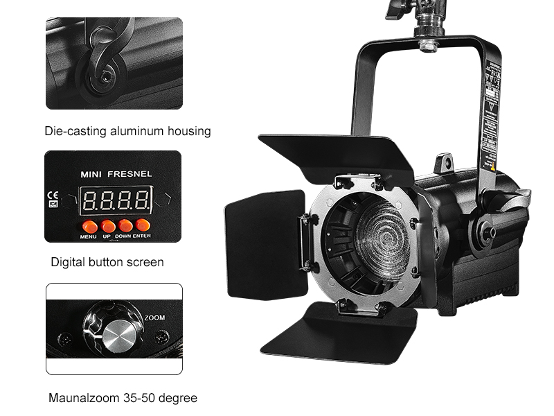 Stage 60w Led Fresnel Light for Painting Studio
