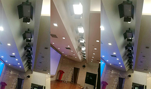 LED video light (LED video spotlight) effect display