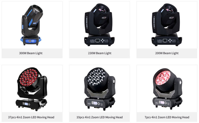 Stage moving head light