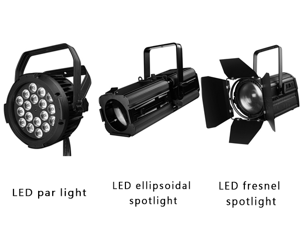 What common lamps and lanterns are needed for stage lighting configuration?