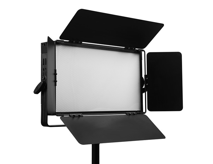 Studio LED panel lights help program recording, performing arts lighting effects