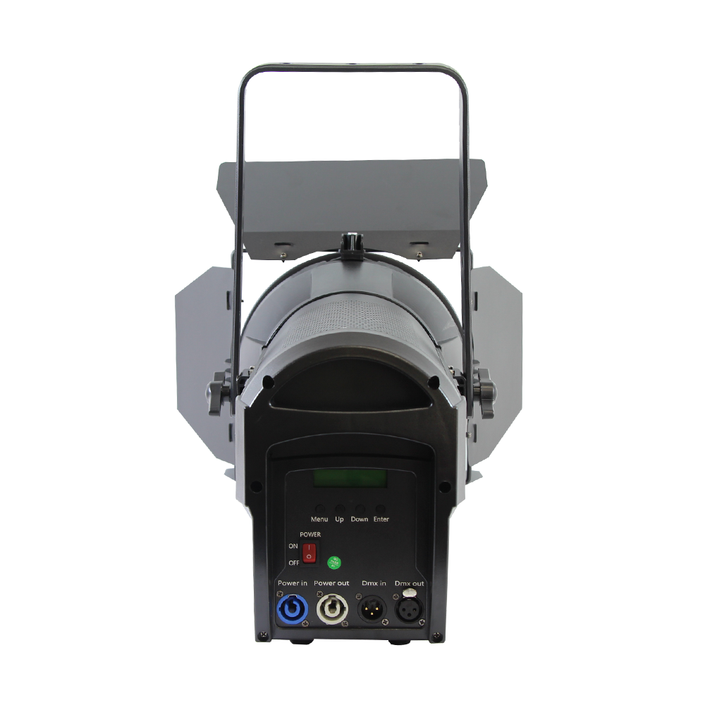 Professional LED Fresnel Light setup for an art studio environment